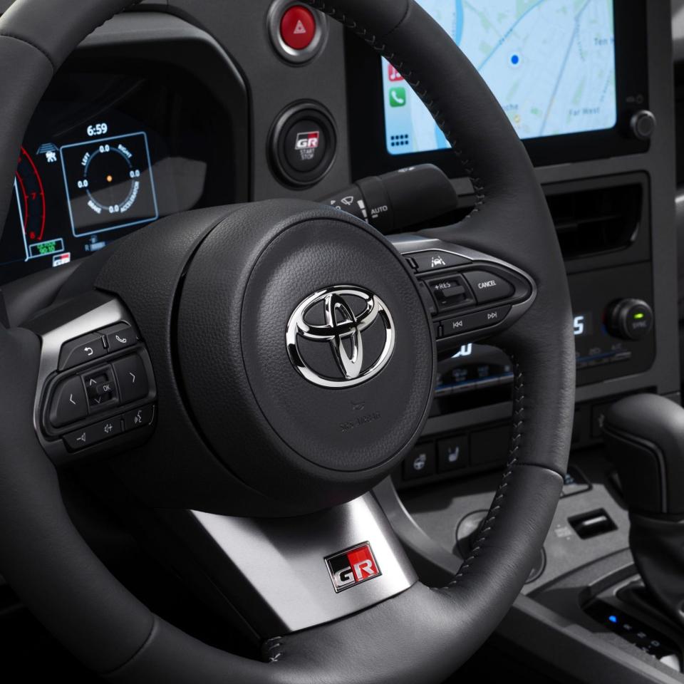 Toyota GR Yaris steering wheel