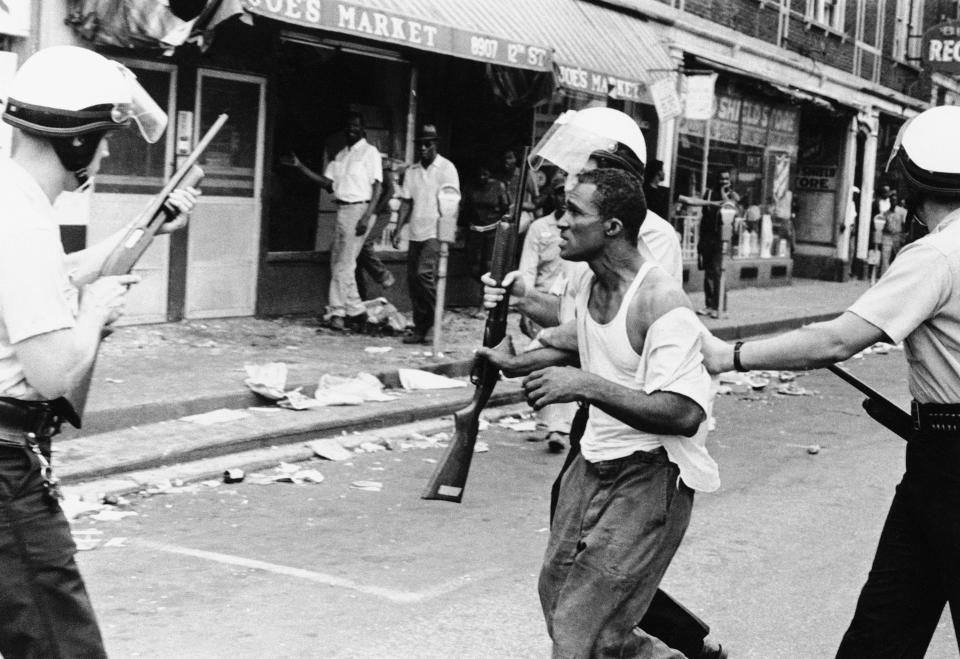 After arriving in Birmingham, the Nashville group of Freedom Riders are promptly arrested by the order of Bull Connor. Connor declared they were being arrested for their own protection. The group was taken to the Birmingham City Jail.