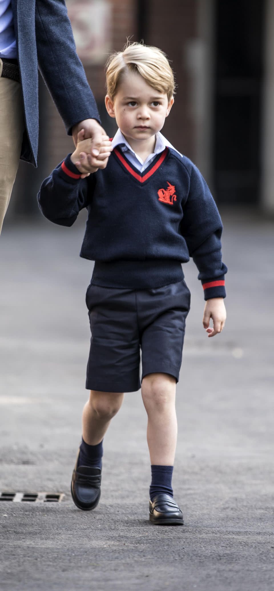 Prince George started his first day of St. Thomas's Battersea at the beginning of September. Photo: Getty Images