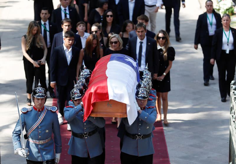 Funeral of Chile's former President Sebastian Pinera, in Santiago