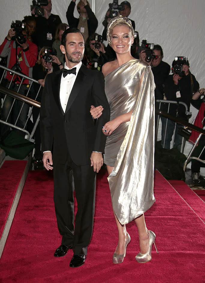 Marc Jacobs and Kate Moss at the 2009 Met Gala. - Credit: REX Shutterstock.