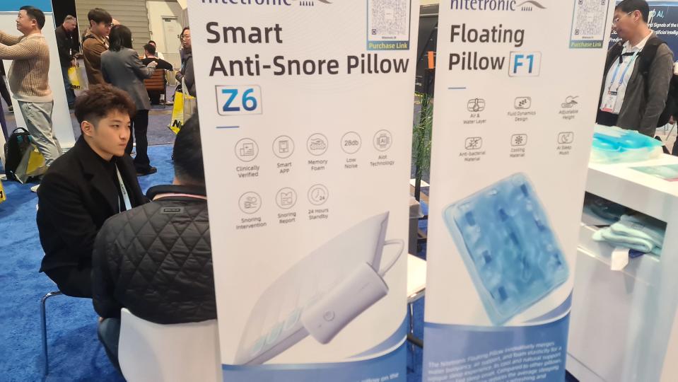 Nitetronic z5 AI anti-snoring pillow