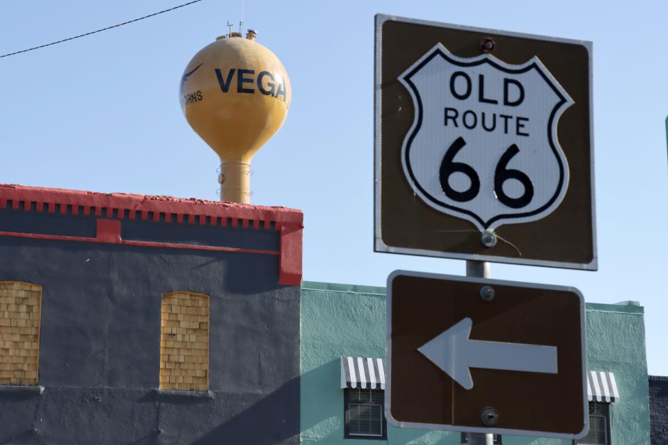 Vega, TX along Old Rt66.  Vega is in Oldham County, about 30 miles from Amarillo. To date, Oldham County has had only three officially confirmed cases of COVID-19.