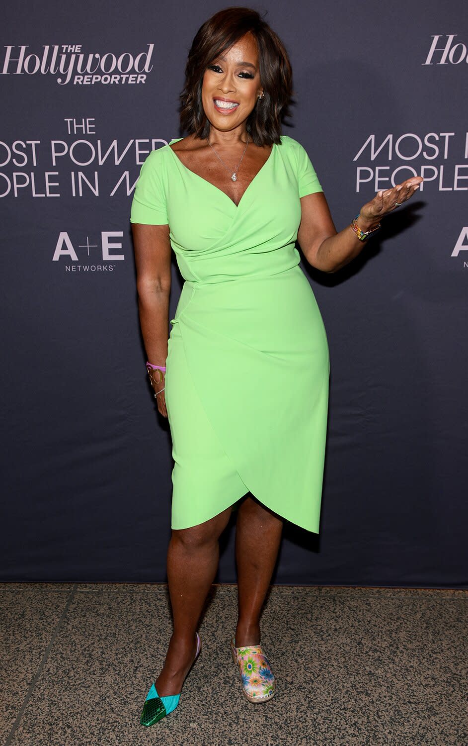 Gayle King attends The Hollywood Reporter Most Powerful People In Media Presented By A&amp;E at The Pool on May 17, 2022 in New York City.