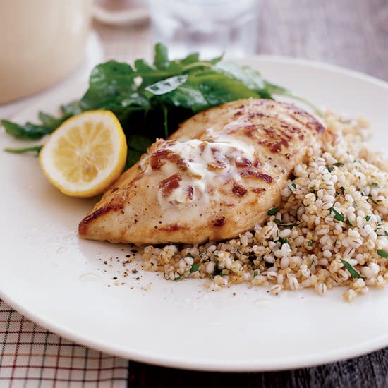 Buttermilk-Roasted Chicken with Date Butter