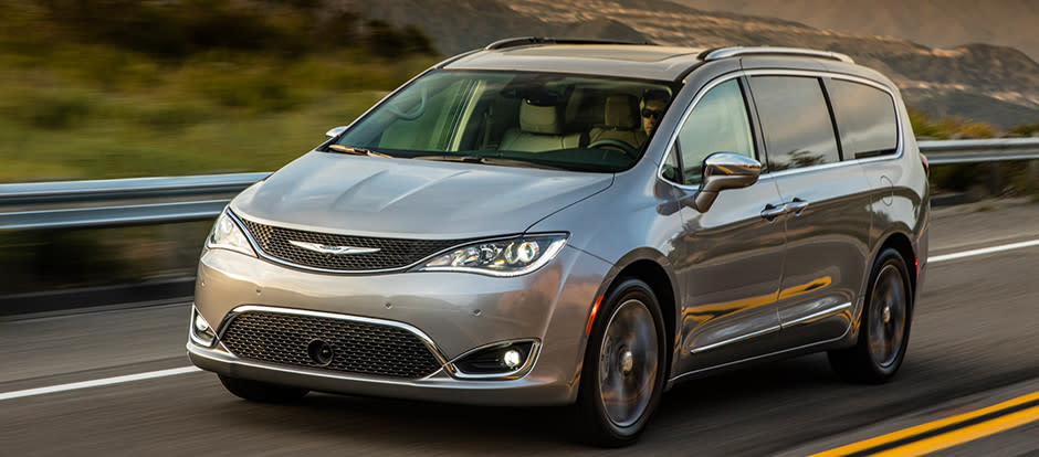 <p><b>Best New Large Utility</b><br>Chrysler Pacifica<br>Second Place: Mazda CX-9<br>Third Place: GMC Acadia<br>Photo: Chrysler Canada </p>