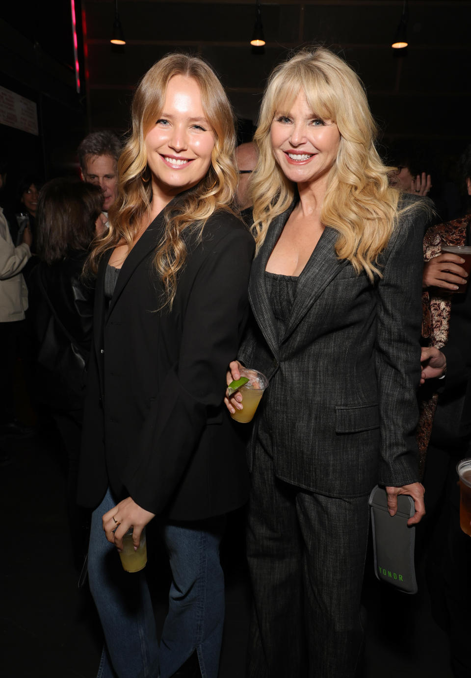 NEW YORK, NEW YORK - OCTOBER 19:  (Exclusive Coverage) Sailor Brinkley Cook and Christie Brinkley attends The Rolling Stones surprise set in celebration of their new album “Hackney Diamonds” at Racket NYC on October 19, 2023 in New York City. (Photo by Kevin Mazur/Getty Images for RS)