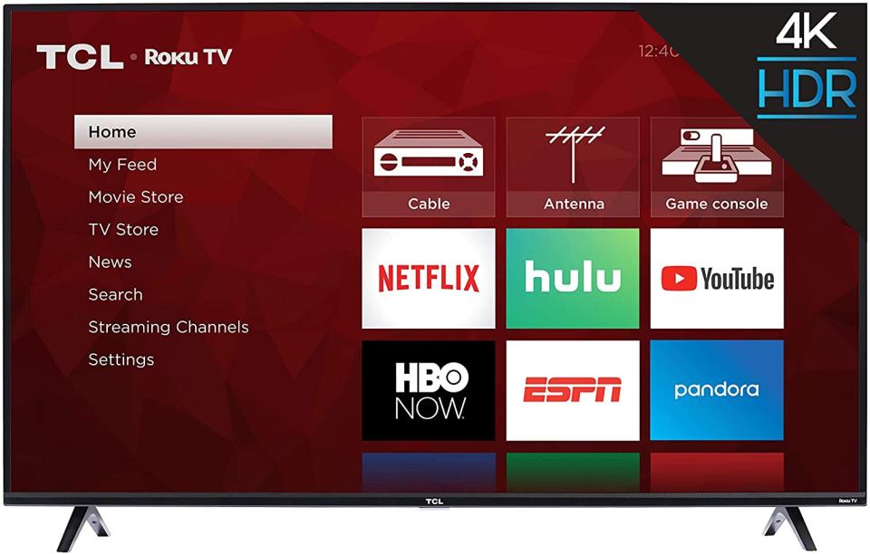 TCL 43S425 43 Inch 4K Ultra HD Smart Roku LED TV (Photo: Amazon)