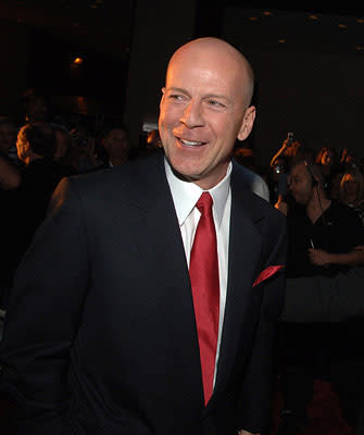 Bruce Willis at the New York premiere of 20th Century Fox's Live Free or Die Hard