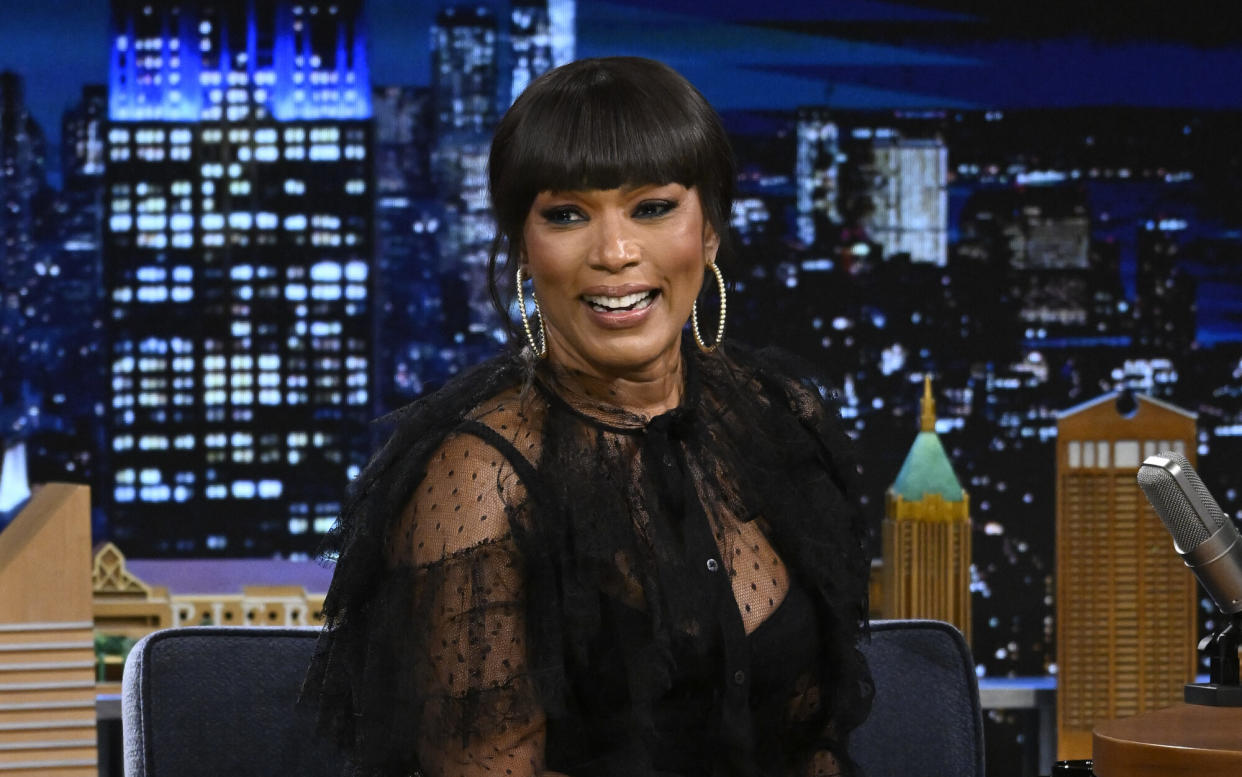 From Stereotypes to Showstoppers: Hollywood’s 5 Highest-Paid Black Actresses | THE TONIGHT SHOW STARRING JIMMY FALLON -- Episode 1939 -- Pictured: Actress Angela Bassett during an interview on Wednesday, March 13, 2024 -- (Photo by: Todd Owyoung/NBC via Getty Images)