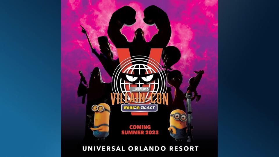 Theme park officials said Villain-Con Minion Blast will open in the new Minion Land.