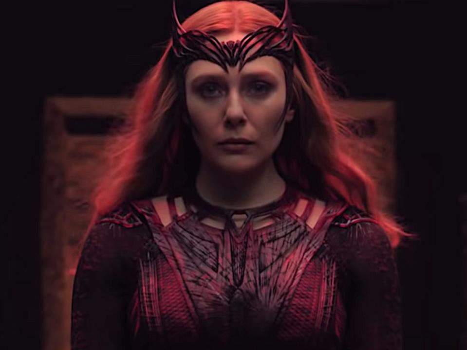 Elizabeth Olsen as Scarlet Witch in "Doctor Strange in the Multiverse of Madness."