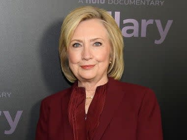 Hillary Clinton at the 'Hillary' documentary premiere on 4 March 2020 in New York City (Dimitrios Kambouris/Getty Images)