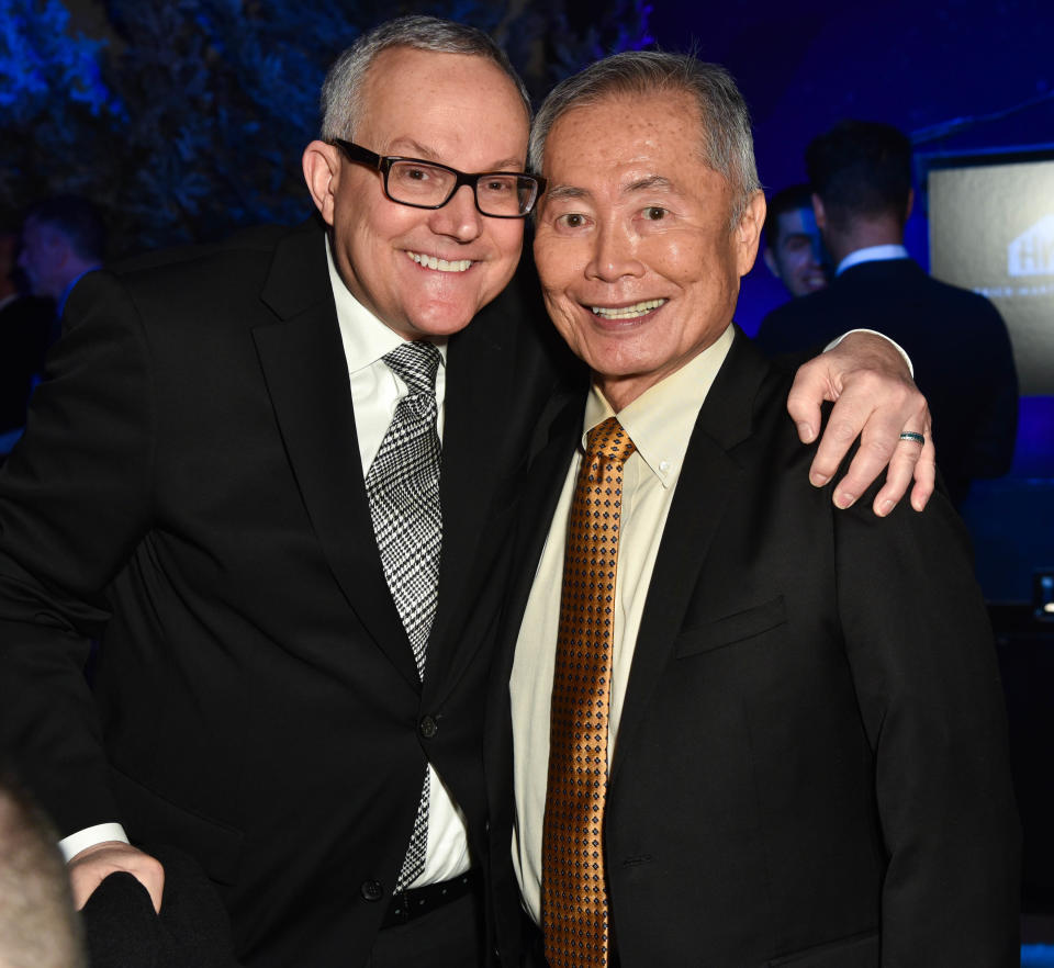 Brad Takei and George Takei attend the Hetrick-Martin Institute's 30th Annual Emery Awards: Help Me Imagine at Cipriani Wall Street on December 7, 2016 in New York City.&nbsp;