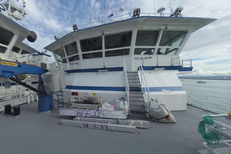 Así es el barco pesquero que se hundió cerca de las Islas Malvinas