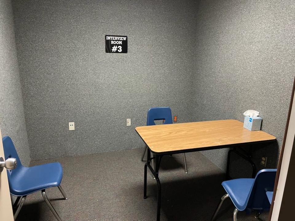 Interview room at the MCSO