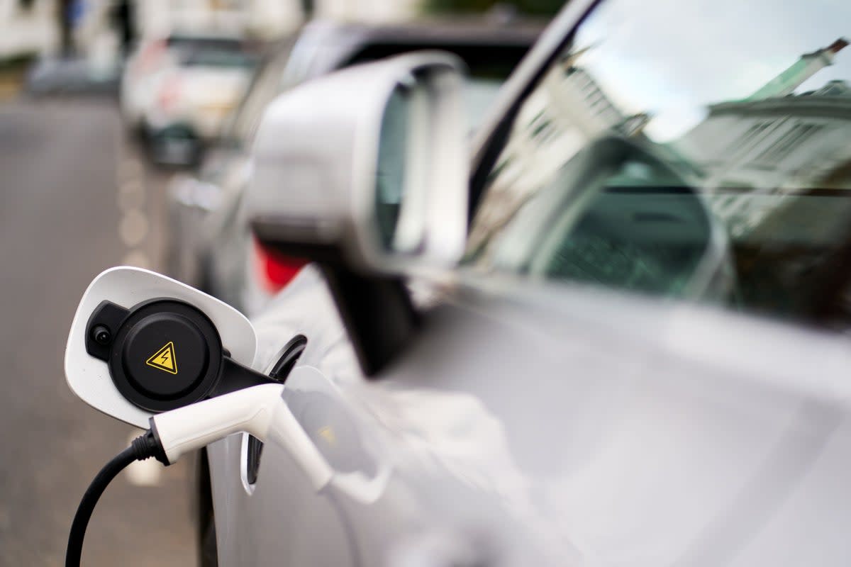 Electric vehicle owners will be hit by a new tax from April 2025 (John Walton/PA) (PA Archive)