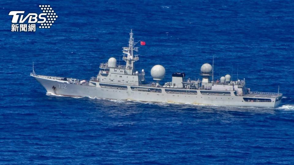 大陸艦艇進入日本領海的頻率增加（資料照，非當事船艦／達志影像美聯社）