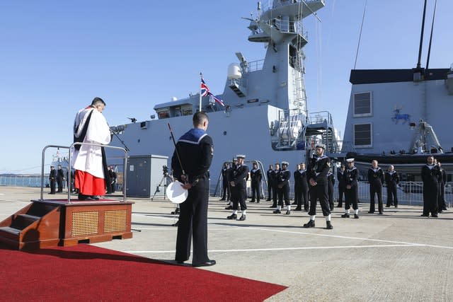 HMS Trent first deployment