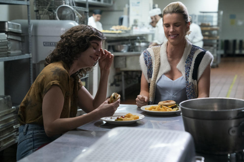 Alison Brie and Betty Gilpin in “GLOW” - Credit: Courtesy of Ali Goldstein / Netflix