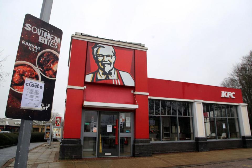 Closures: KFC shut hundreds of branches (Gareth Fuller/PA)