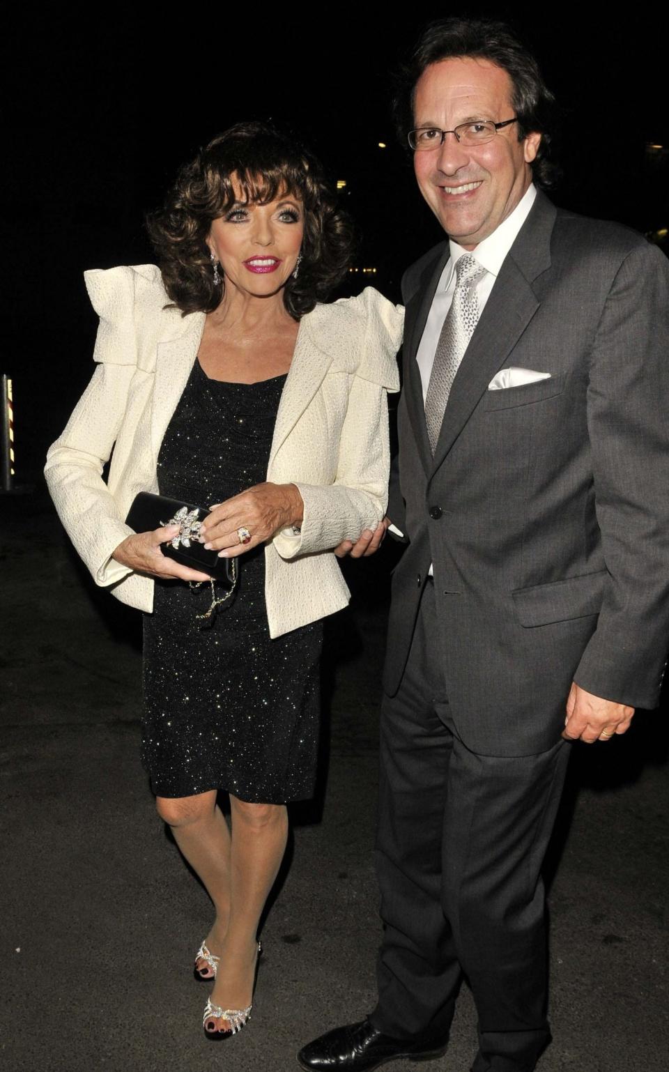 Stars like Joan Collins, picture with husband Percy Gibson at the restaurant’s 30th anniversary party, would come from far and wide to visit Le Caprice - Can Nguyen/Shutterstock