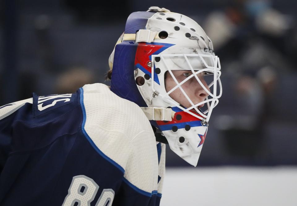 Blue Jackets goaltender Matiss Kivlenieks, 24, was extremely popular among his teammates.