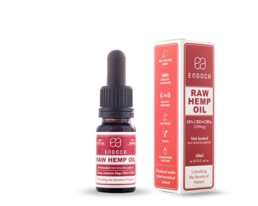 Whether your guy needs a boost in the bedroom, has trouble sleeping, or wants help with his anxiety, he might could benefit from the use of CBD oil.&nbsp;<a href="https://www.huffpost.com/entry/cbd-products-sex-life_n_5bb5046fe4b028e1fe3a1657" target="_blank" rel="noopener noreferrer">Sexperts</a>&nbsp;say that those who suffer from stress or performance anxiety in the bedroom can alleviate their symptoms with CBD oil. Some experts believe CBD oil, the non-psychoactive ingredient in the marijuana plant, could boost spontaneity and increase sensitivity to touch and sexual pleasure.&nbsp;<strong><a href="https://fave.co/34RcdNQ" target="_blank" rel="nofollow noopener noreferrer">This 15 percent CBD oil from Endoca</a></strong>&nbsp;is made with pure organic hemp, and it helps regulate everything from sleep and appetite to mood, pain and inflammation.&nbsp;<strong><a href="https://fave.co/34RcdNQ" target="_blank" rel="nofollow noopener noreferrer">Get it at Endoca</a></strong>.