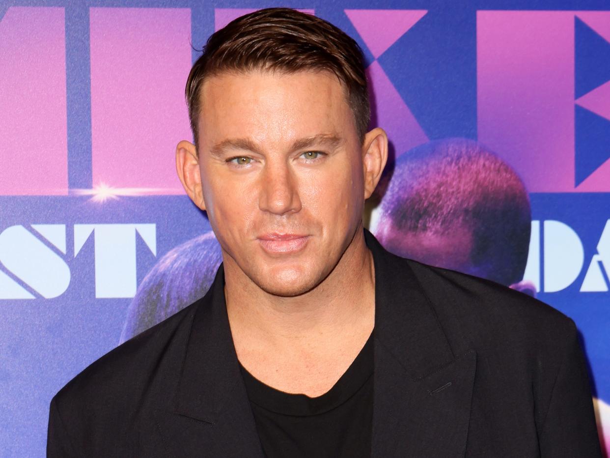 Channing Tatum at the premiere of "Magic Mike's Last Dance" in Miami Beach, Florida