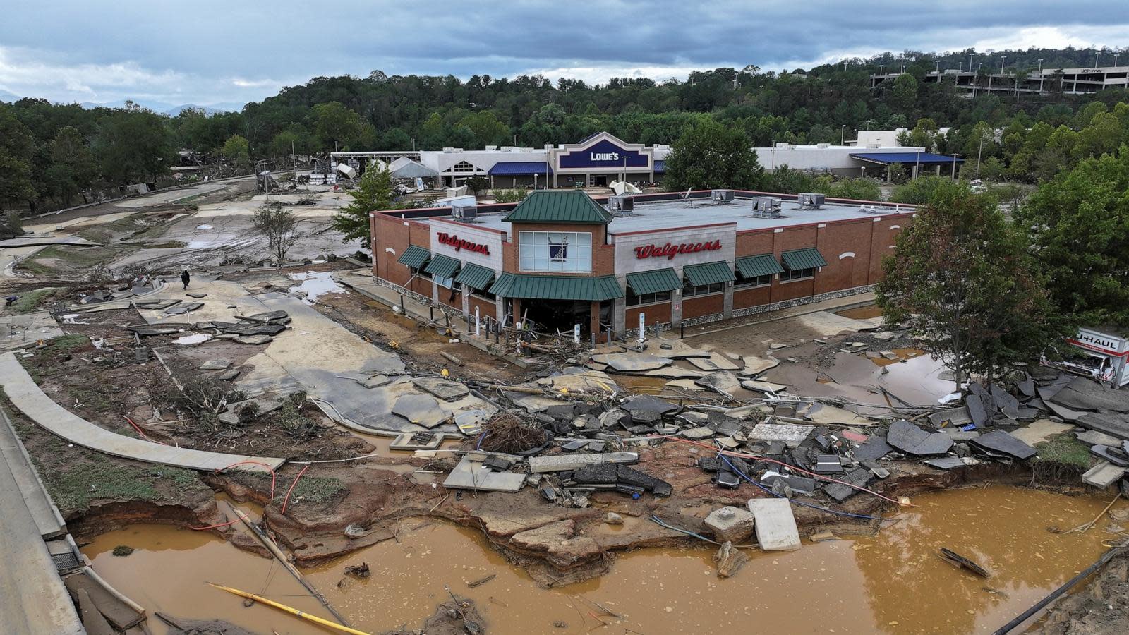 Hurricane Helene Damage in Asheville