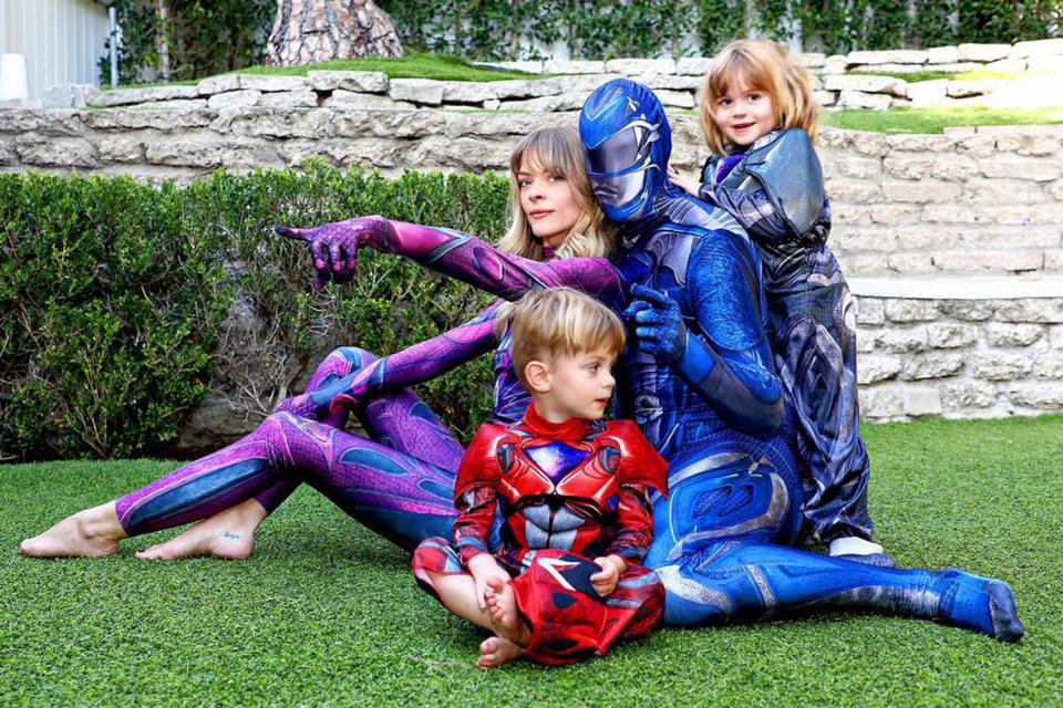 Jaime King and Kyle Newman's Power Rangers Costume