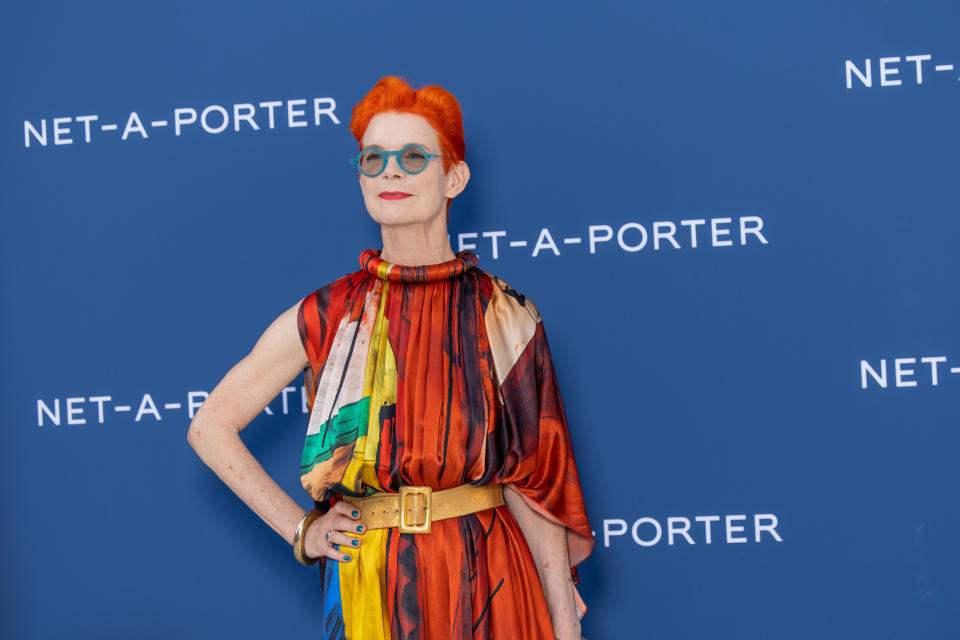 Costume Designer Sandy Powell won the Bafta Fellowship award in 2023. (WireImage)