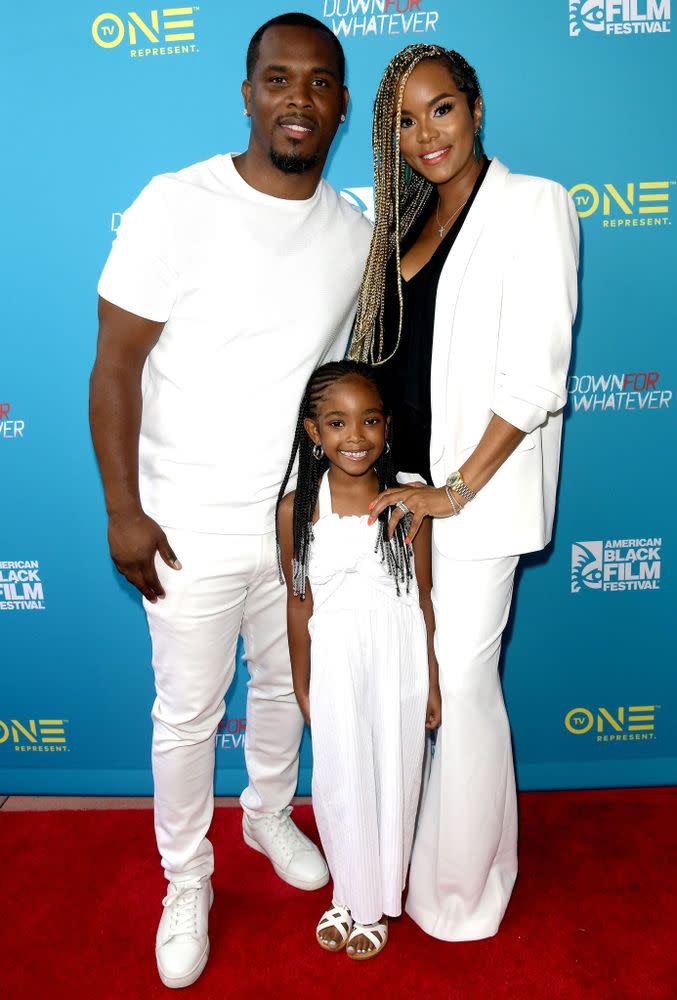 Tommicus Walker, LeToya Luckett and daughter Madison