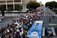 <p>Supporters of the Deferred Action for Childhood Arrivals (DACA) program march to City Hall in Los Angeles, Calif., Sept. 5, 2017. (Photo: Kyle Grillot/Reuters) </p>