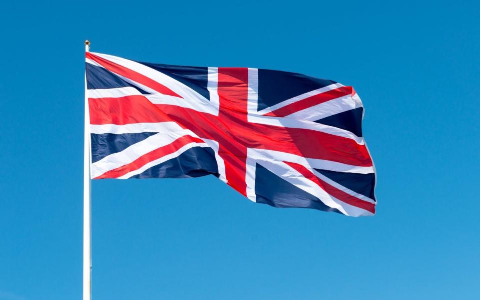 A Union Jack flag