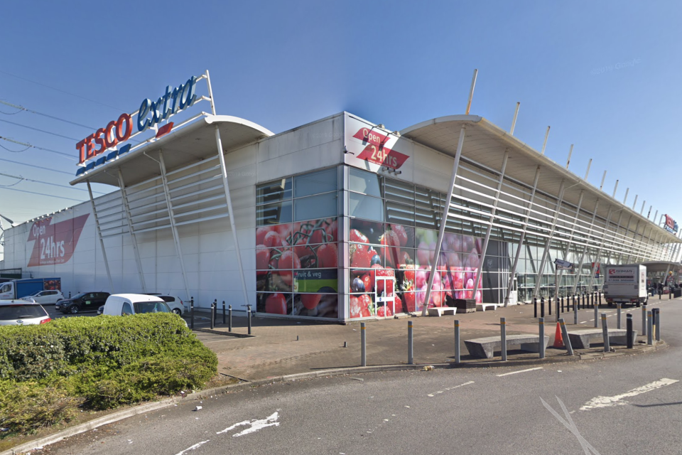 Tesco at Gallions Reach, where the incidents are alleged to have occurred (Google Maps)