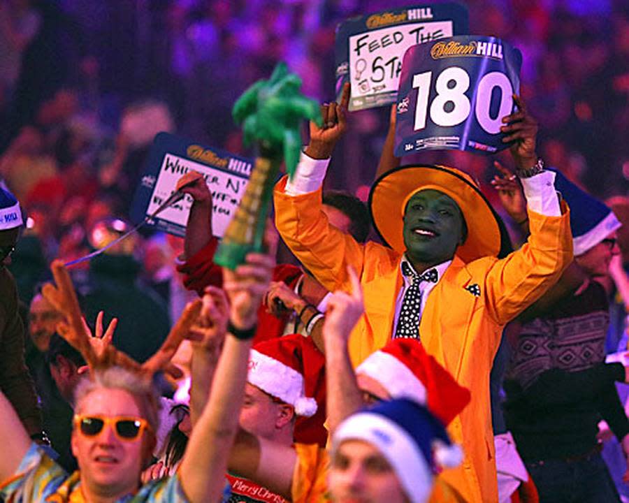 Die Maske, die sich aus dem gleichnamigen Film mit Jim Carrey davongestohlen hat, erfreut die WM