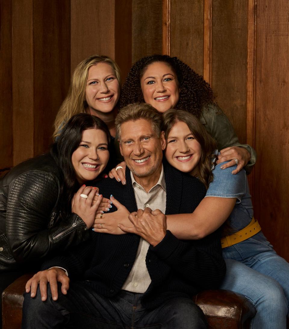 Gerry Turner with his two daughters and two granddaughters (ABC)