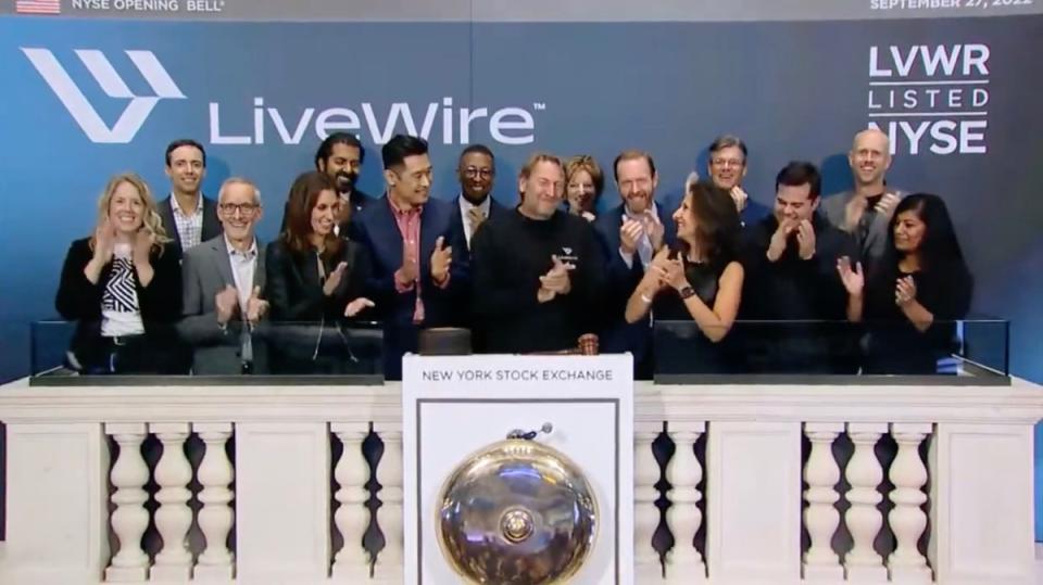 光陽以1億美元入股的哈雷旗下電動車品牌LiveWire，正式於紐約掛牌上市