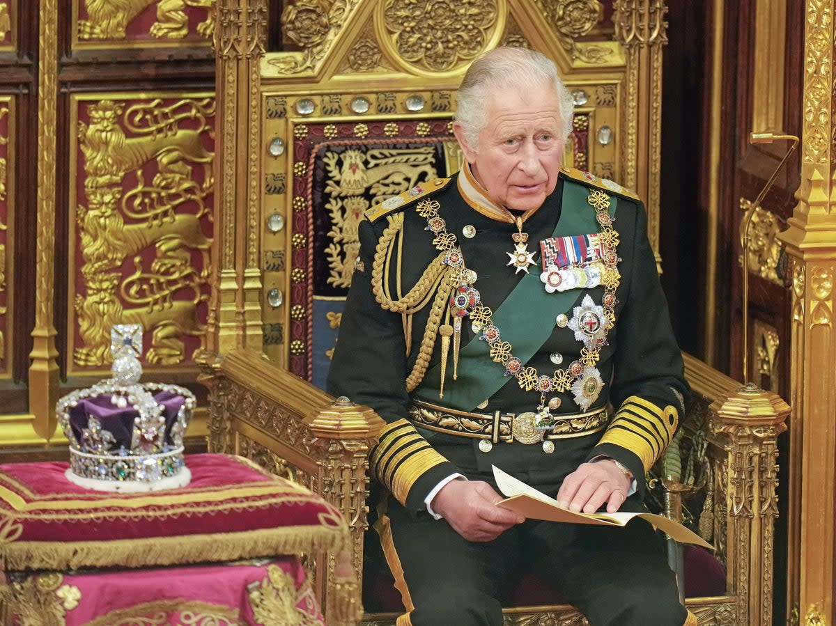 King Charles III at state opening of parliament last year  (PA)