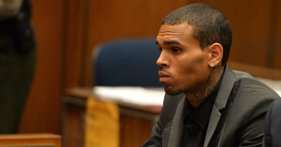 Chris was previously on felony probation for the 2009 assault of former girlfriend Rihanna (Copyright: Alberto E Rodriguez/AP/REX/Shutterstock)