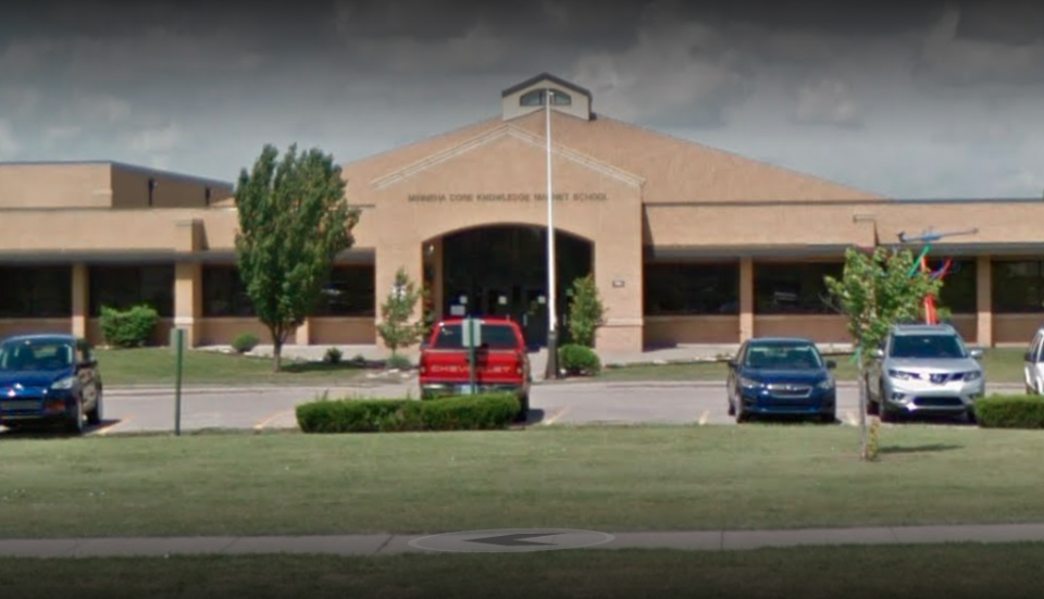 The boys attend Minneha Core Knowledge Elementary in Wichita, Kansas. Pictured is a Google Maps image of the school.