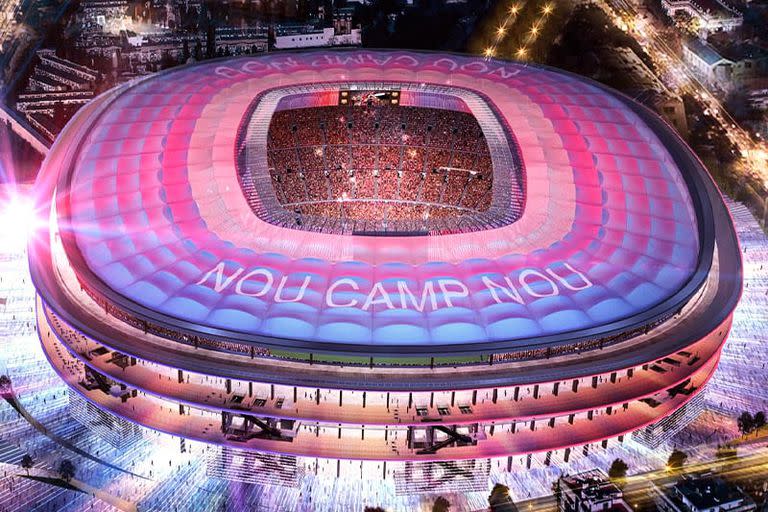 El nuevo Camp Nou que estaría terminado en noviembre de 2024