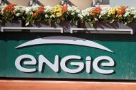 FILE PHOTO: Logo of Engie is seen on central court at Roland-Garros stadium