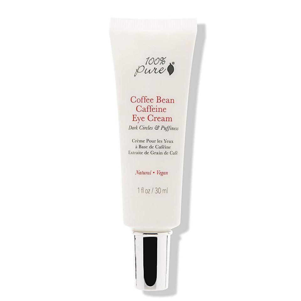 2) 100% PURE Coffee Bean Caffeine Eye Cream