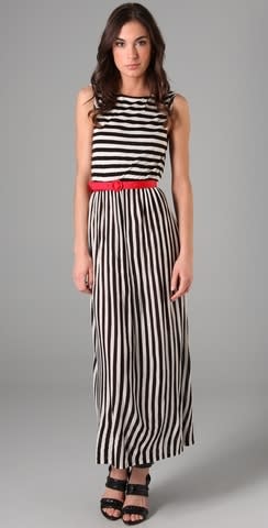 Alice + Olivia stripe dress, $242, at Shopbop