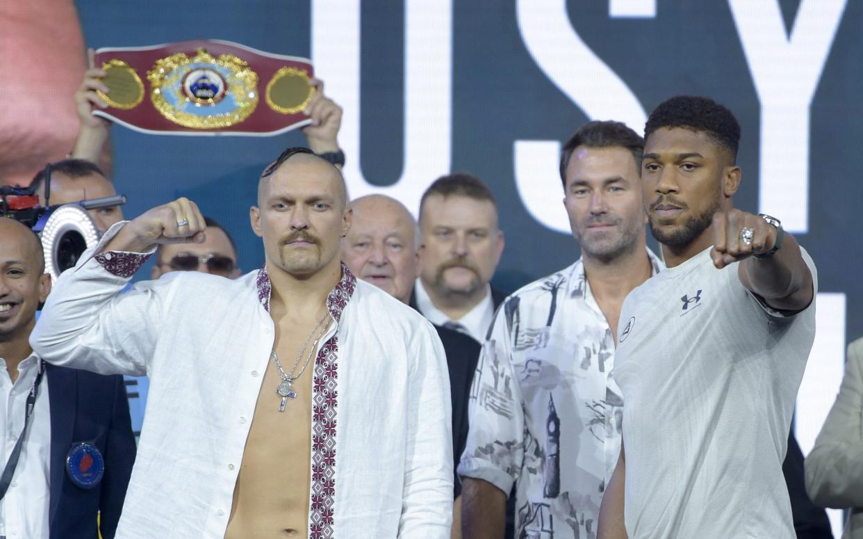 Anthony Joshua and Oleksandr Usyk fight time uk start date - GETTY IMAGES