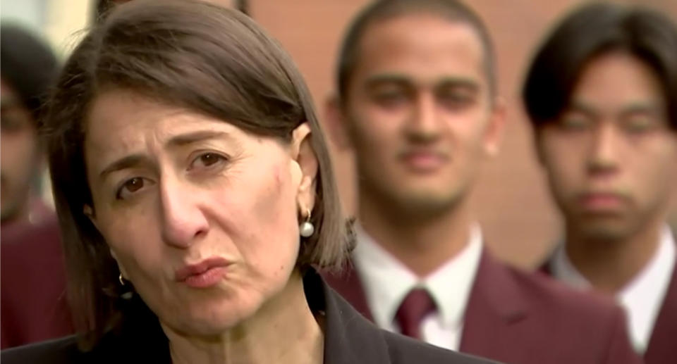 Ms Berejiklian has told NSW to brace for new local cases. Source: ABC