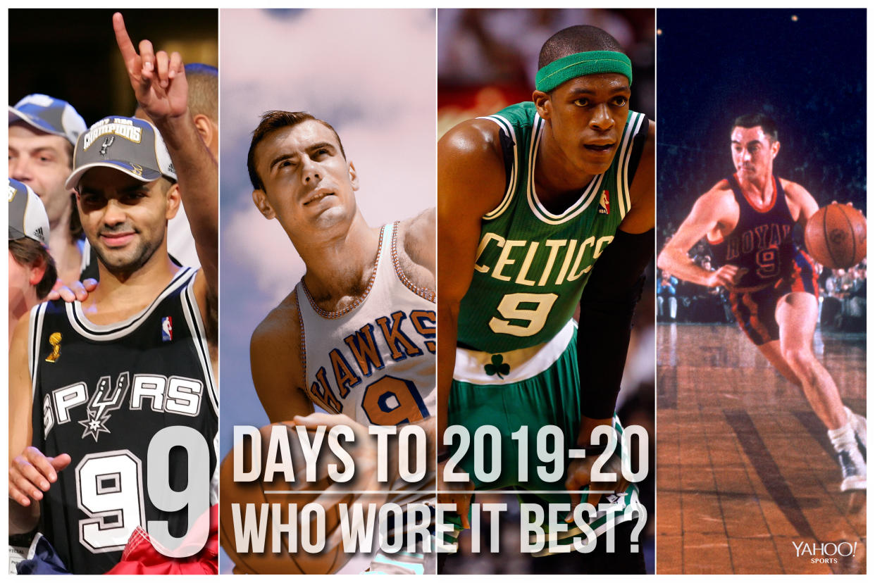 Which NBA player wore No. 9 best?