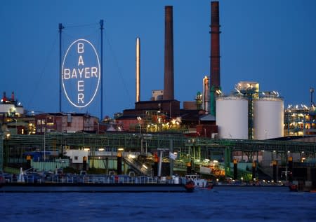 Headquarters and main plant of German pharmaceutical and chemical maker Bayer AG in Leverkusen
